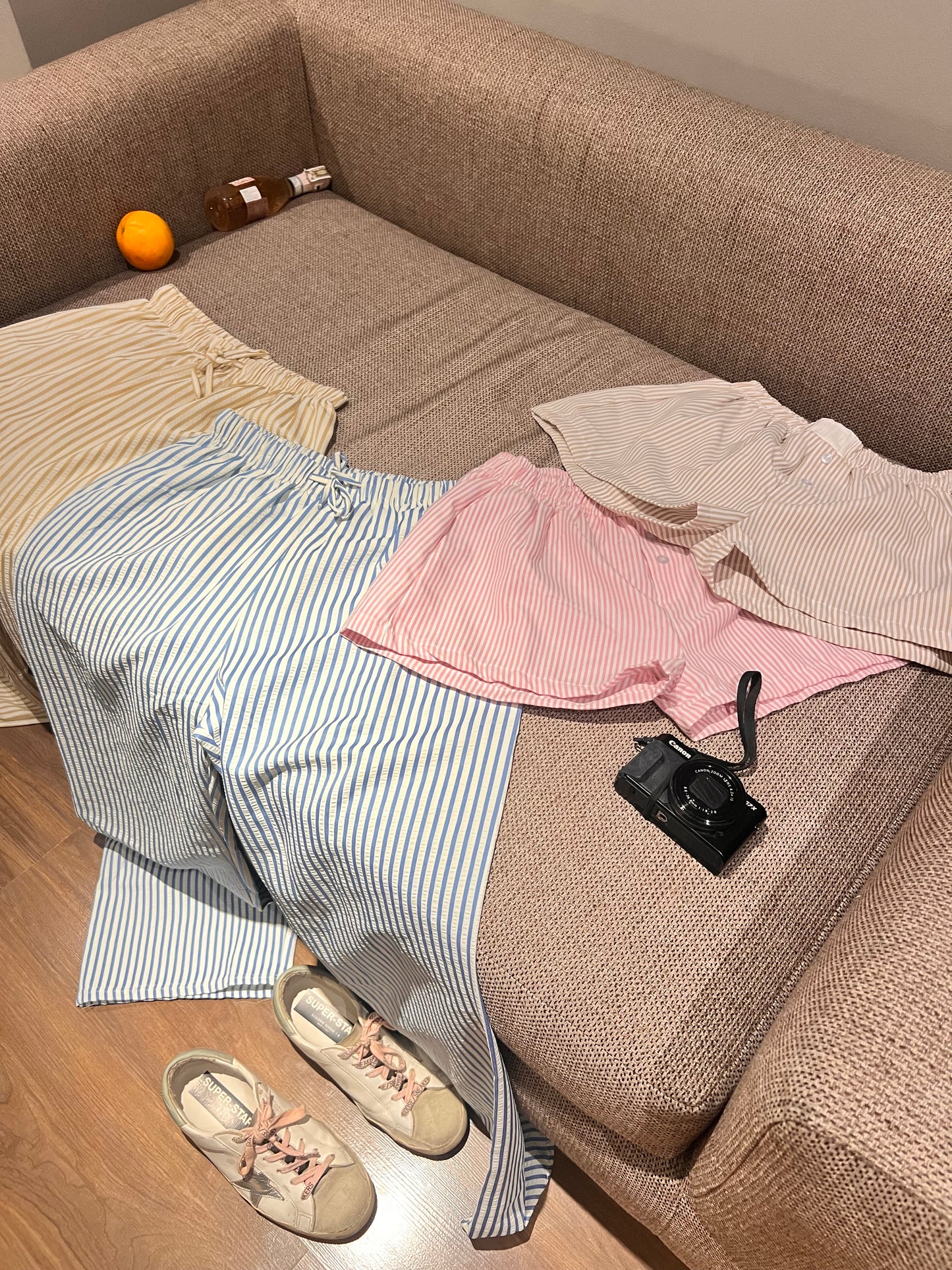 Striped Blue Ivy Pants