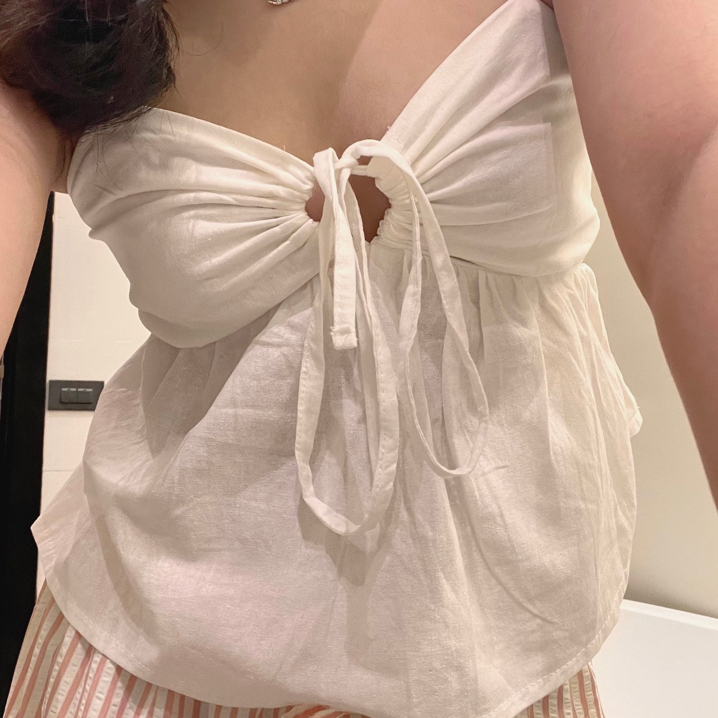 White Kharmel Top