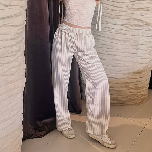 Striped Brown Ivy Pants